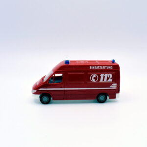modellino furgone scala 1:87 mercedes ambulanza 112 modellismo da collezione