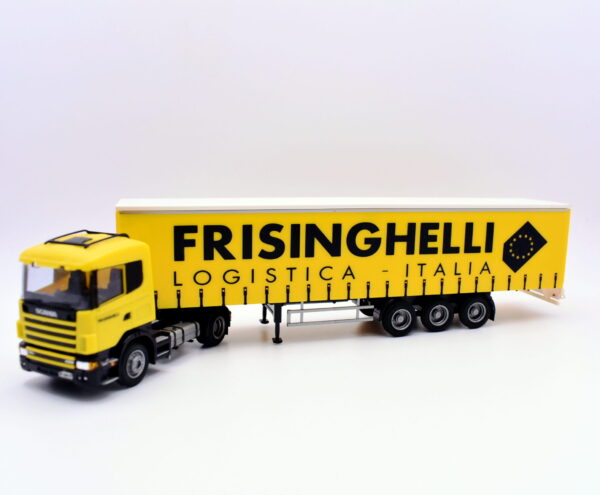 modellino camion scala 1:87 AMW sella scania frisinghelli modellismo da collezione