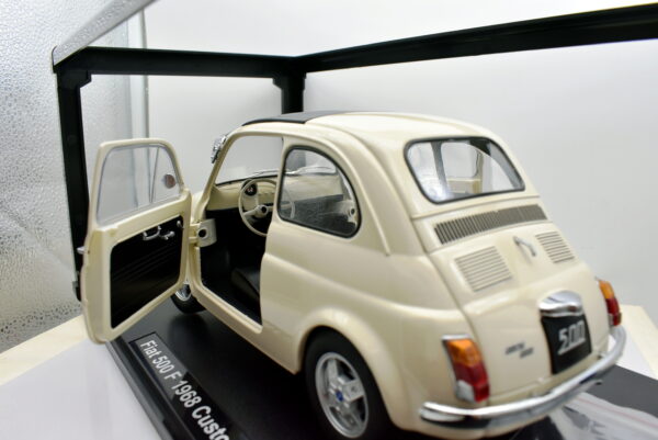 Modellino auto scala 1:12 FIAT 500 F diecast modellismo da collezione - Image 5