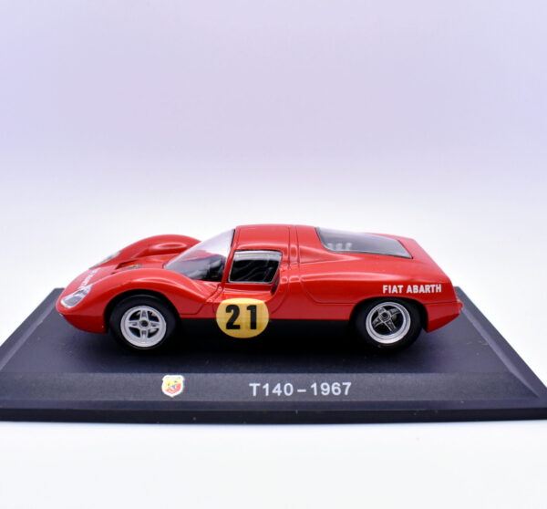 Modellino auto scala 1:43 Fiat Abarth T140 diecast modellismo da collezione