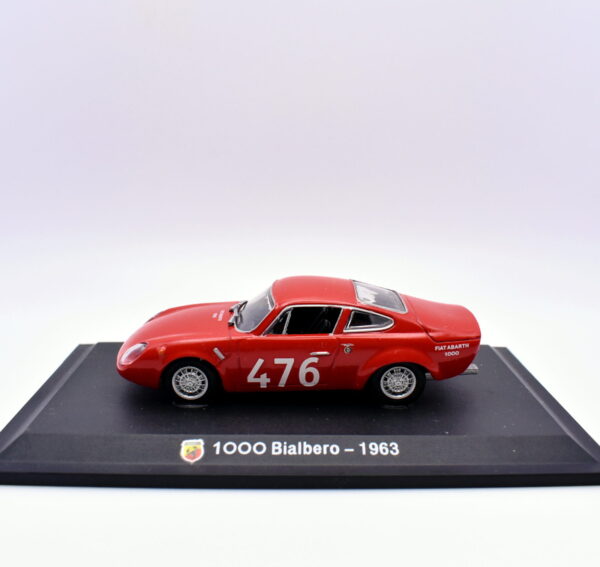 Modellino auto FIAT ABARTH 1000 BIALBERO N.476 scala 1:43 diecast modellismo collezione ixo