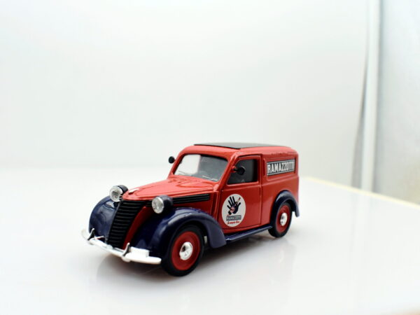 modellino auto Fiat 1100e furgone ramazzotti veicoli pubblicitari epoca 1:43 brumm - Image 3