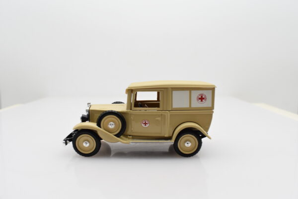 modellino auto fiat 508 balilla CROCE ROSSA ITALIANA veicoli d'epoca 1:43 rio - Image 2