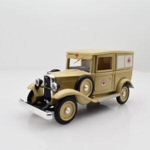 modellino auto fiat 508 balilla CROCE ROSSA ITALIANA veicoli d'epoca 1:43 rio
