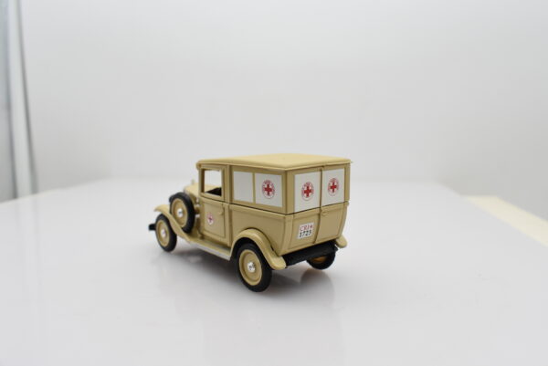 modellino auto fiat 508 balilla CROCE ROSSA ITALIANA veicoli d'epoca 1:43 rio - Image 3