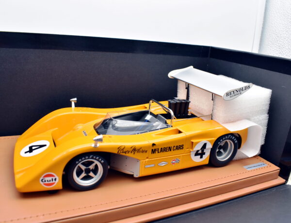 Modellino auto scala 1:18 Mc laren M8B Can Am Tecnomodel modellismo da collezione - Image 7