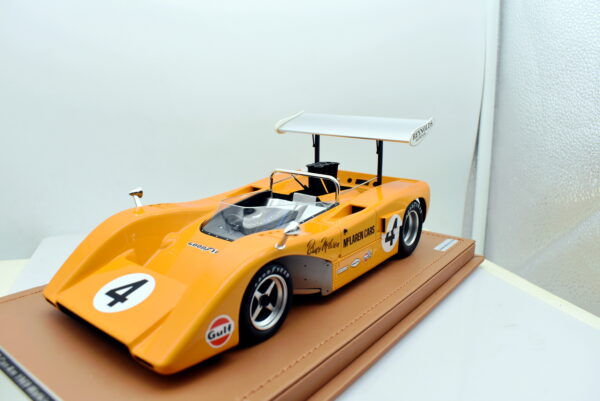 Modellino auto scala 1:18 Mc laren M8B Can Am Tecnomodel modellismo da collezione - Image 3