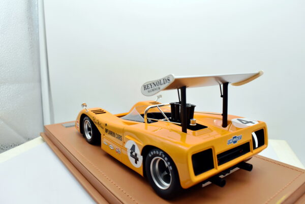 Modellino auto scala 1:18 Mc laren M8B Can Am Tecnomodel modellismo da collezione - Image 2