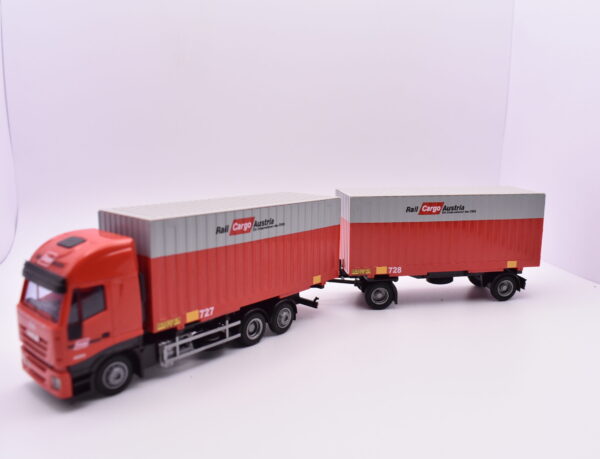 modellino camion scala 1:87 AMW OBB iveco stralis modellismo da collezione