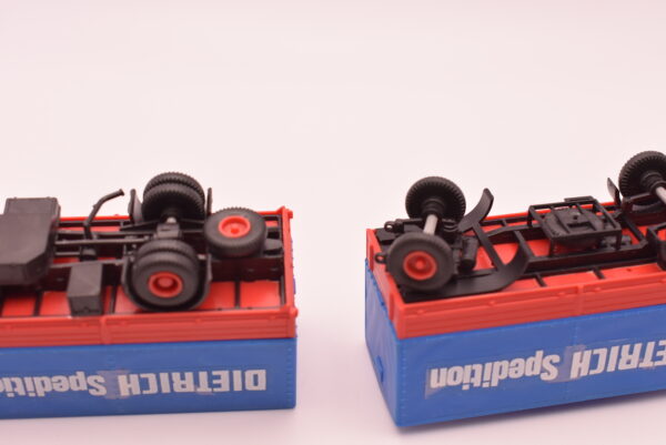 modellino camion scala 1:87 Kibri H0. 10262 MAN treno rimorchio telone Dietrich spedizione modellismo da collezione - Image 5