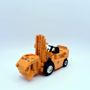Modellino muletto scala 1:25 SHINSEI MINI POWER LIFT TRUCK ROLL CLAMP FG25N4 modellismo da collezione