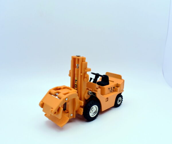Modellino muletto scala 1:25 SHINSEI MINI POWER LIFT TRUCK ROLL CLAMP FG25N4 modellismo da collezione