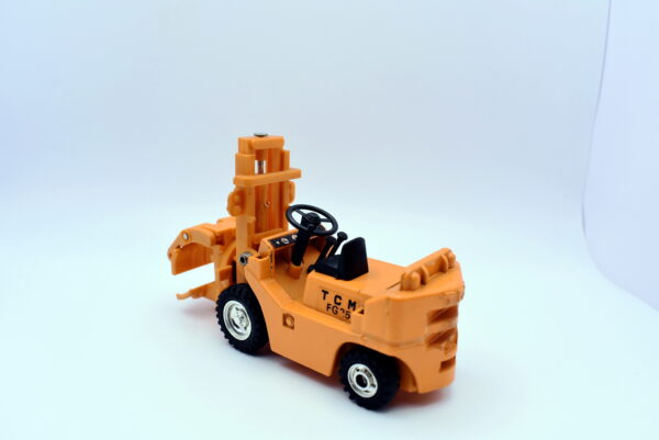 Modellino muletto scala 1:25 SHINSEI MINI POWER LIFT TRUCK ROLL CLAMP FG25N4 modellismo da collezione - Image 4