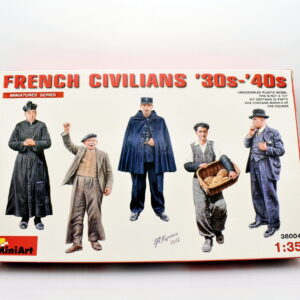 Modellino kit di montaggio soldati figure militari mini art french civilians 30s-40s 1:35