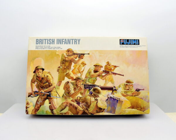 Modellino kit di montaggio soldati figure militari Fujimi british infantry scala 1:76