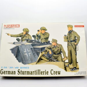 Modellino kit di montaggio soldati figure militari dragon german sturmartillerie crew scala 1:35