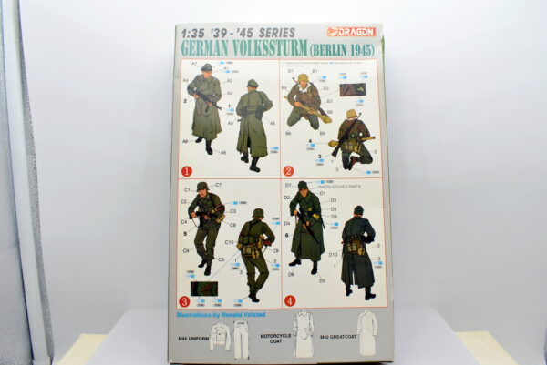 Modellino kit di montaggio soldati figure militari dragon german volkssturm berlin 1945 scala 1:35 - Image 3
