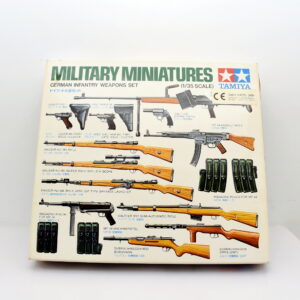Modellino kit di montaggio soldati figure militari german infantry weapons set 1:35
