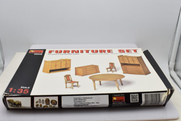 Modellino kit di montaggio diorami FURNITURE SET scala 1:35 modellismo - Image 3