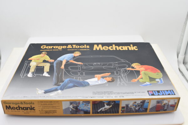 Modellino kit di montaggio diorami GARAGE TOOLS MECHANIC scala 1:24 modellismo