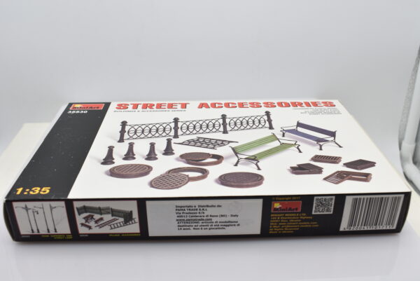 Modellino kit di montaggio diorami STREET ACCESSORIES scala 1:35 modellismo - Image 3