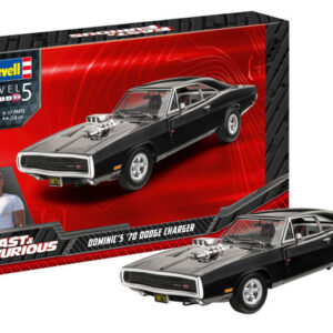 Modellino model kit FAST & FURIOUS - DOMINIC'S 1970 DODGE CHARGER 1:25 modellismo