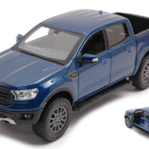Modellino auto scala 1:24 FORD RANGER 2019 BLUE diecast modellismo statico