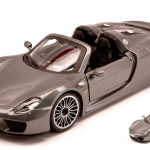 Modellino auto scala 1:24 Burago PORSCHE 918 SPYDER 2013 diecast modellismo statico