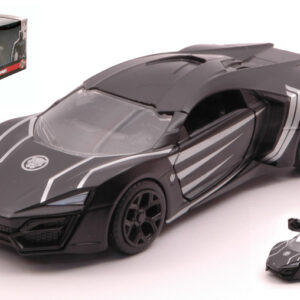 Modellino auto film movie LYKAN HYPERSPORT BLACK PANTHER modellismo collezione