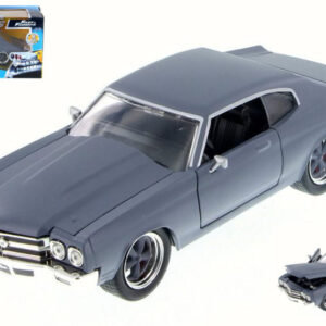 Modellino auto film movie DOM CHEVY CHEVELLE SS FAST & FURIOUS 1:24 modellismo statico collezione