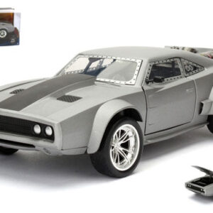 Modellino auto film movie DOM'S ICE DODGE CHARGER RT FAST & FURIOUS 1:24 modellismo