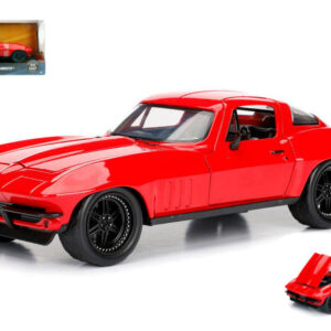 Modellino auto film movie LETTY'S CHEVY CORVETTE FAST & FURIOUS 8 1:24 modellismo statico collezione