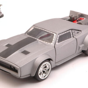 Modellino auto film movie DOM'S ICE CHARGER FAST & FURIOUS MATT 1:32 modellismo statico collezione