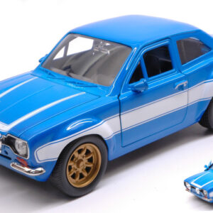 Modellino auto film movie BRIAN'S FORD ESCORT FAST & FURIOUS 1:24 modellismo statico collezione