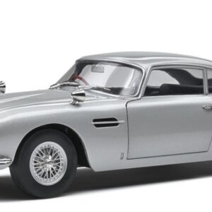 Modellino auto scala 1:18 ASTON MARTIN DB5 1964 SILVER diecast modellismo statico