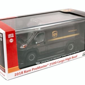Modellino auto scala 1:43 furgone RAM PROMASTER 2500 UPS modellismo