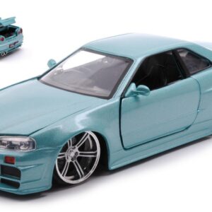 Modellino auto film movie scala 1:24 BRIAN'S NISSAN SKYLINE GTR modellismo statico