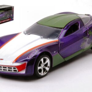 Modellino auto film movie CHEVROLET CORVETTE STINGRAY THE JOKER 2009 1:32 modellismo