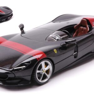 Modellino auto scala 1:24 Burago FERRARI MONZA SP1 BLACK diecast modellismo statico