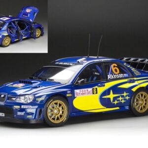 Modellino auto rally scala 1:18 SUBARU IMPREZA WRC07 MONTE CARLO RALLY 2008