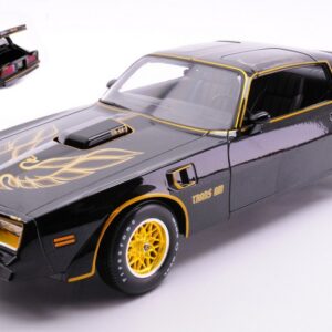 Modellino auto scala 1:18 PONTIAC FIREBIRD TRANS AM BLACK diecast modellismo statico