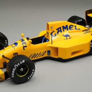 Modellino auto formula 1 F1 scala 1:18 LOTUS 102 USA GP 1990 DONNELLY RAIN TYRES modellismo