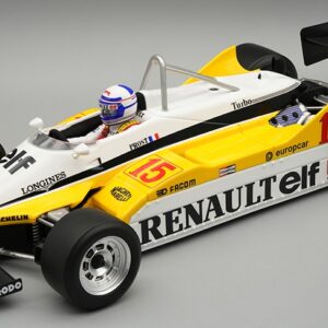 Modellino auto formula 1 F1 scala 1:18 RENAULT RE30B BRAZILIAN GP 1982 PROST modellismo statico