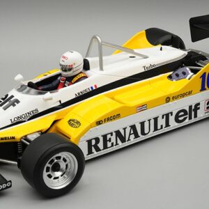 Modellino auto formula 1 F1 scala 1:18 RENAULT RE30B FRENCH GP 1982 ARNOUX modellismo statico