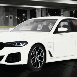 Modellino auto scala 1:18 GT Spirit BMW 545E X DRIVE SALOON M SPORT 2023 WHITE modellismo statico collezione