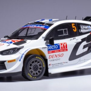Modellino auto rally scala 1:18 Ixo Model  TOYOTA GR YARIS WRC N.5 RALLY FINLAND 2024 PAJARI-MALKONEN