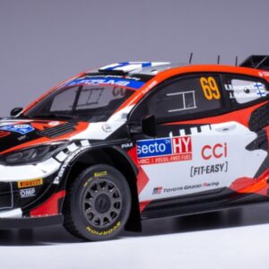 Modellino auto rally scala 1:18 Ixo TOYOTA GR YARIS WRC N.69 RALLY FINLAND 2024 ROVANPERAHALTTUNEN