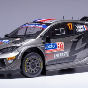 Modellino auto rally scala 1:18 Ixo Model  TOYOTA GR YARIS WRC N.17 RALLY FINLAND 2024 OGIER-LANDAIS