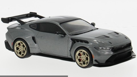 Modellino auto scala 1:43 Ixo FORD MUSTANG GTD 2025 GREY diecast modellismo statico