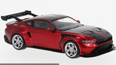 Modellino auto scala 1:43 Ixo FORD MUSTANG GTD 2025 RED diecast modellismo statico